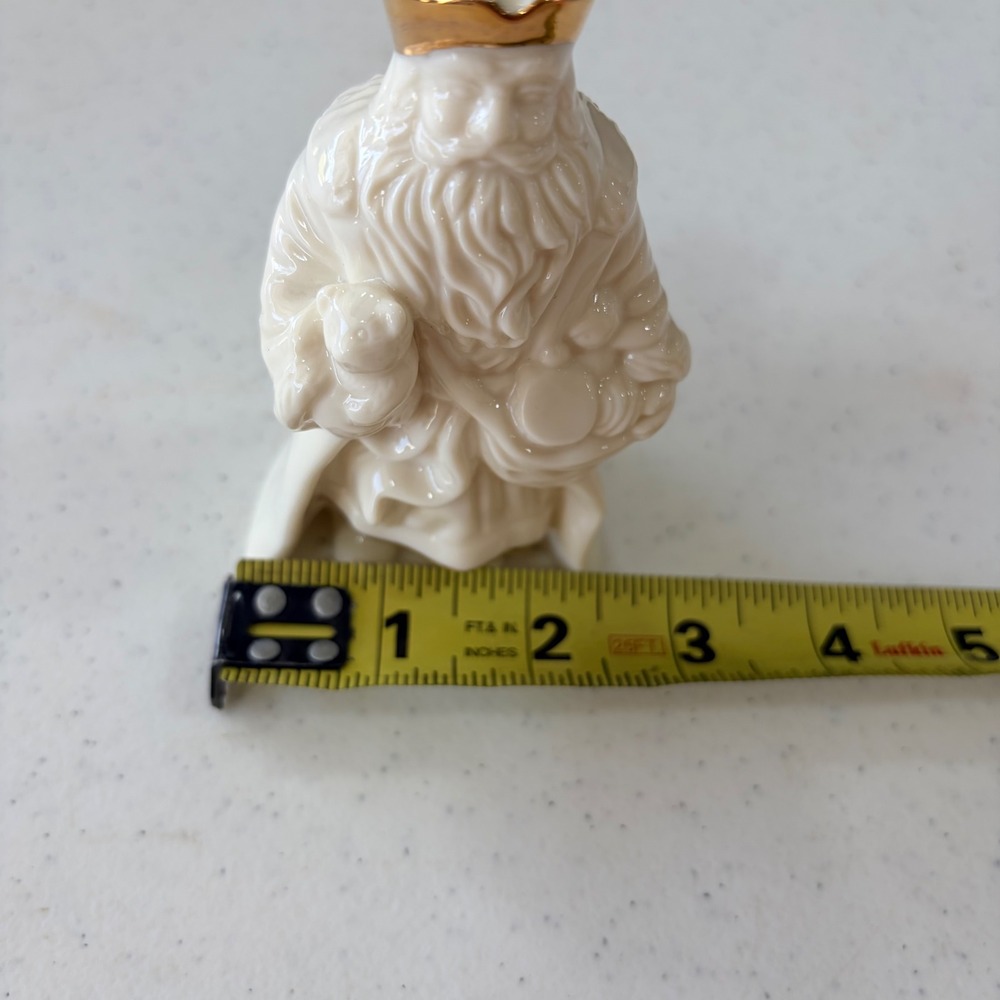 Lenox‎ Ivory China Santa Claus Figurine Gold Trim 4.5 Inch Holiday Decor - Picture 9 of 10